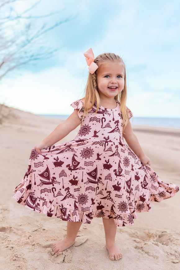 Maui Twirl Dress w/ Biker Shorts - Love, Eloise