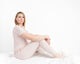 Rose Quartz Ribbed Women's Loungewear Set - Love, Eloise